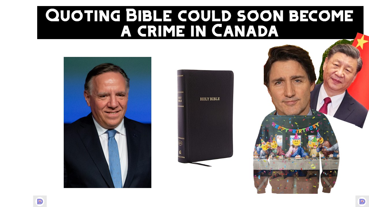 Quoting Bible could soon become a crime in&nbsp;Canada