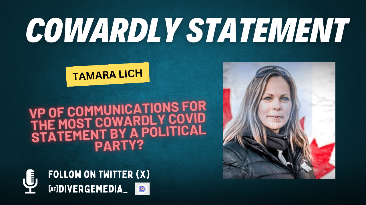 The most cowardly statement made during Covid was signed off on by Freedom Convoy&nbsp;organizer