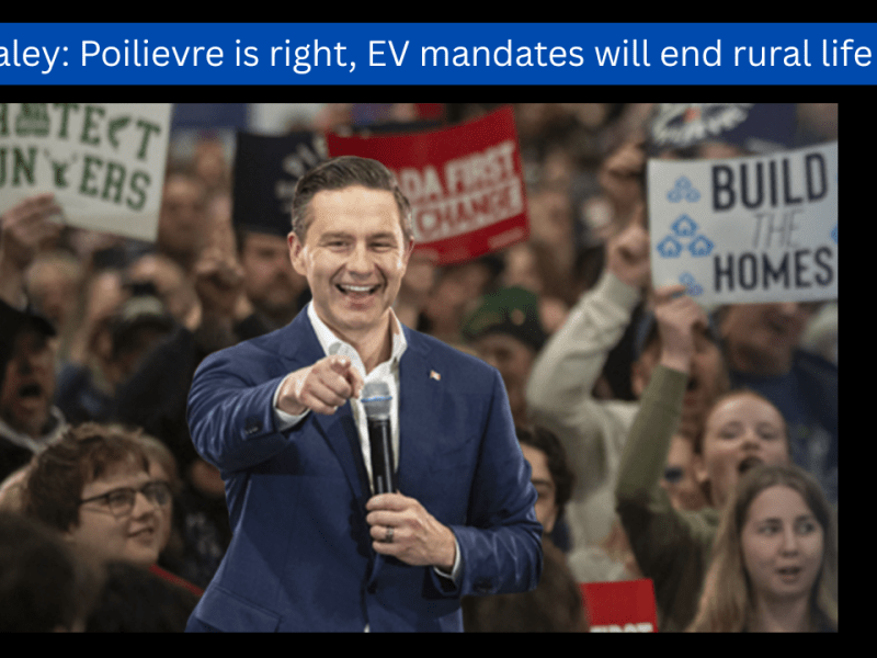 Staley: Poilievre is right, EV mandates will end rural&nbsp;life